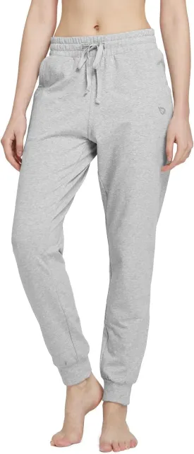 baleaf Womens Sweatpants Cotton Joggers with Pockets Lounge Sweat Pants Tapered Casual Running Workout Yoga