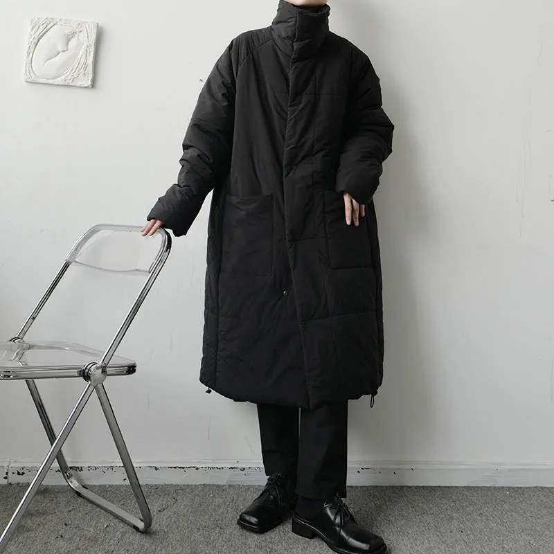 Knee Length Silhouette Cotton Coat