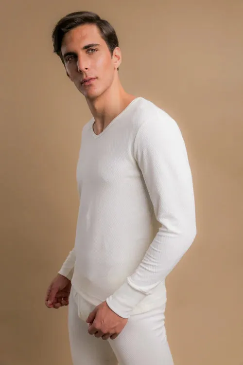 Men's Organic Thermal Top and Bottoms - S, M, L, XL