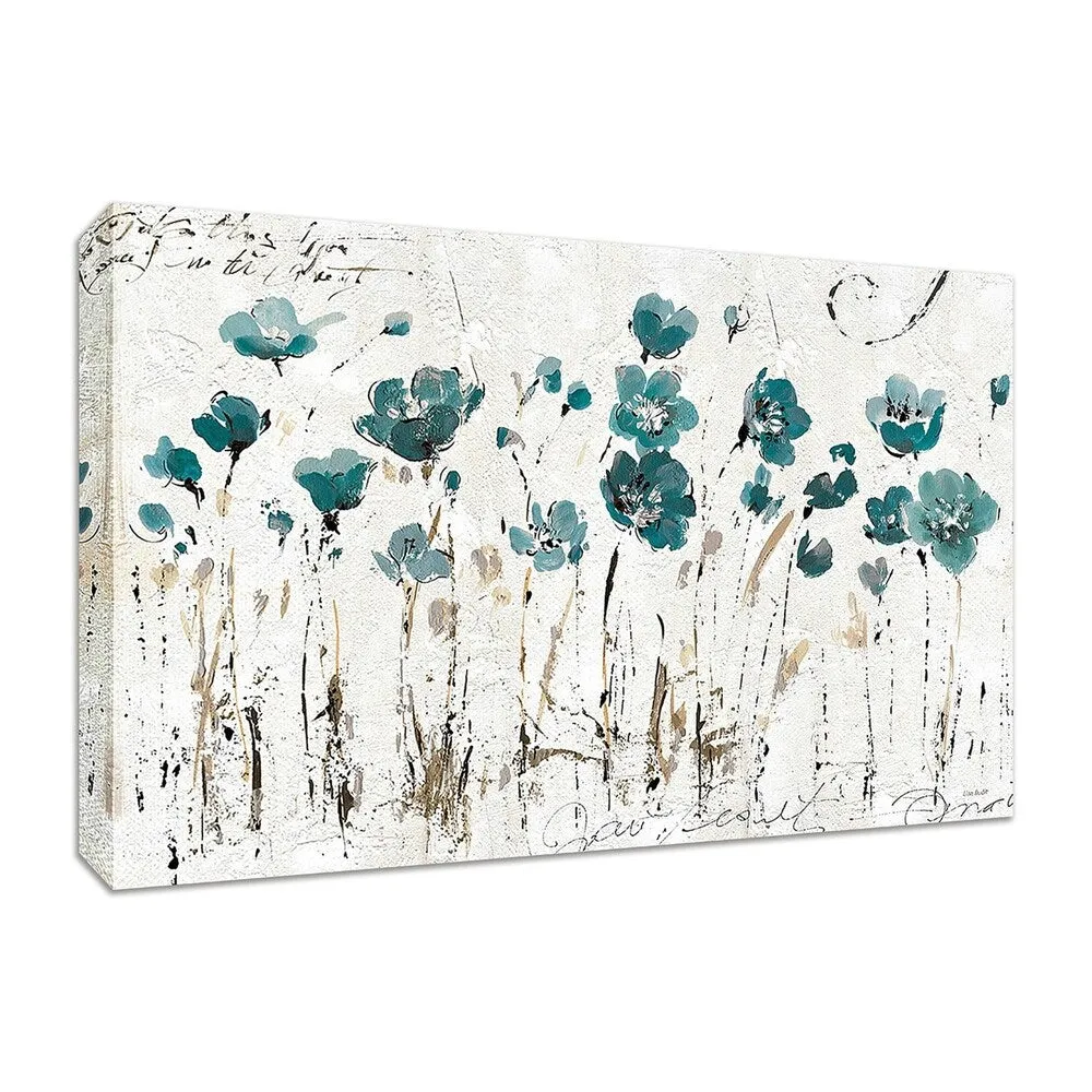 "Abstract Balance VI Blue" by Lisa Audit, Fine Art Giclee Print on Gallery Wrap Canvas