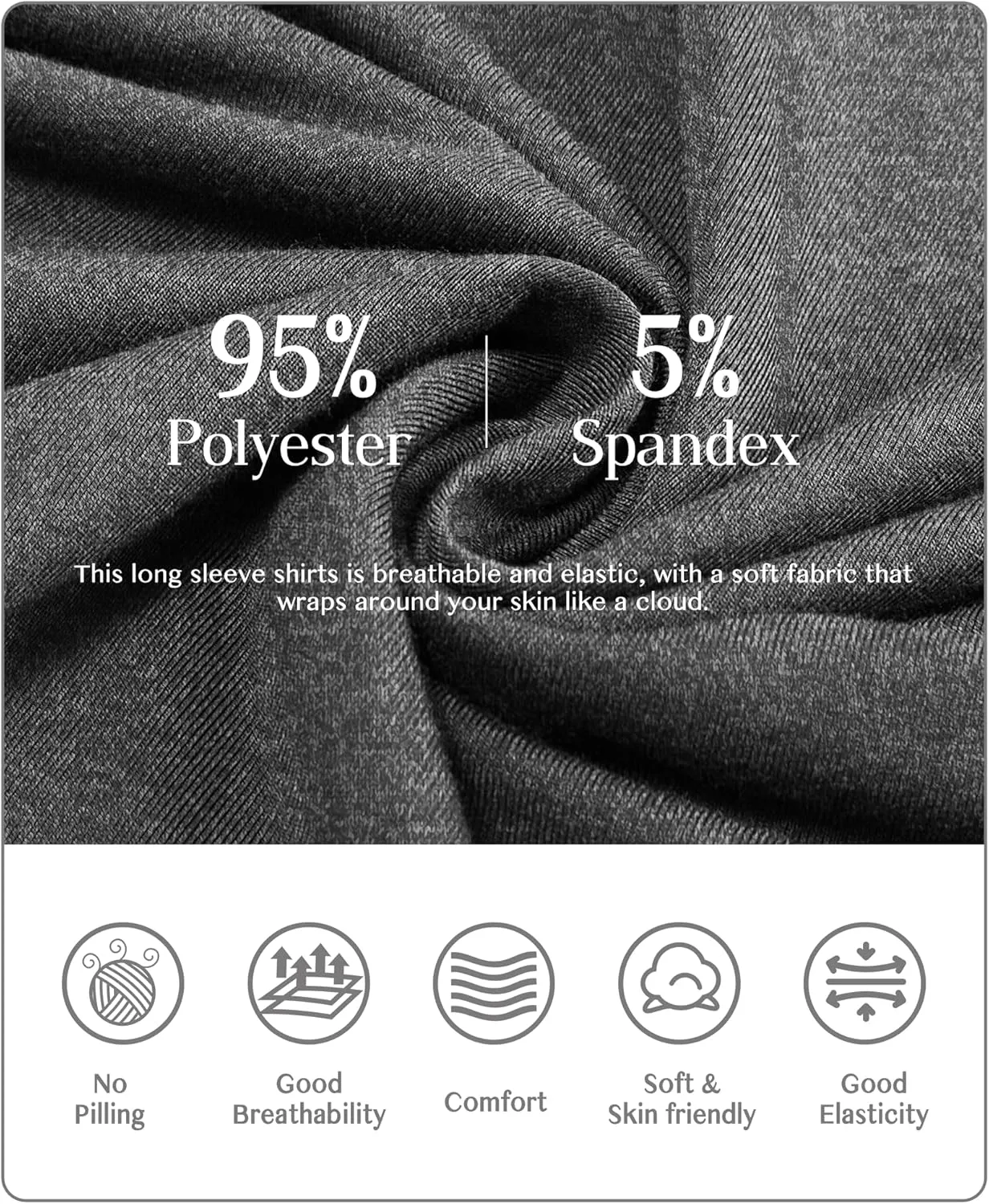 Womens Long Sleeve Turtleneck T-Shirts Mock Neck Underwear Fall Winter Fashion Base Layer Casual Lightweight Soft Tops